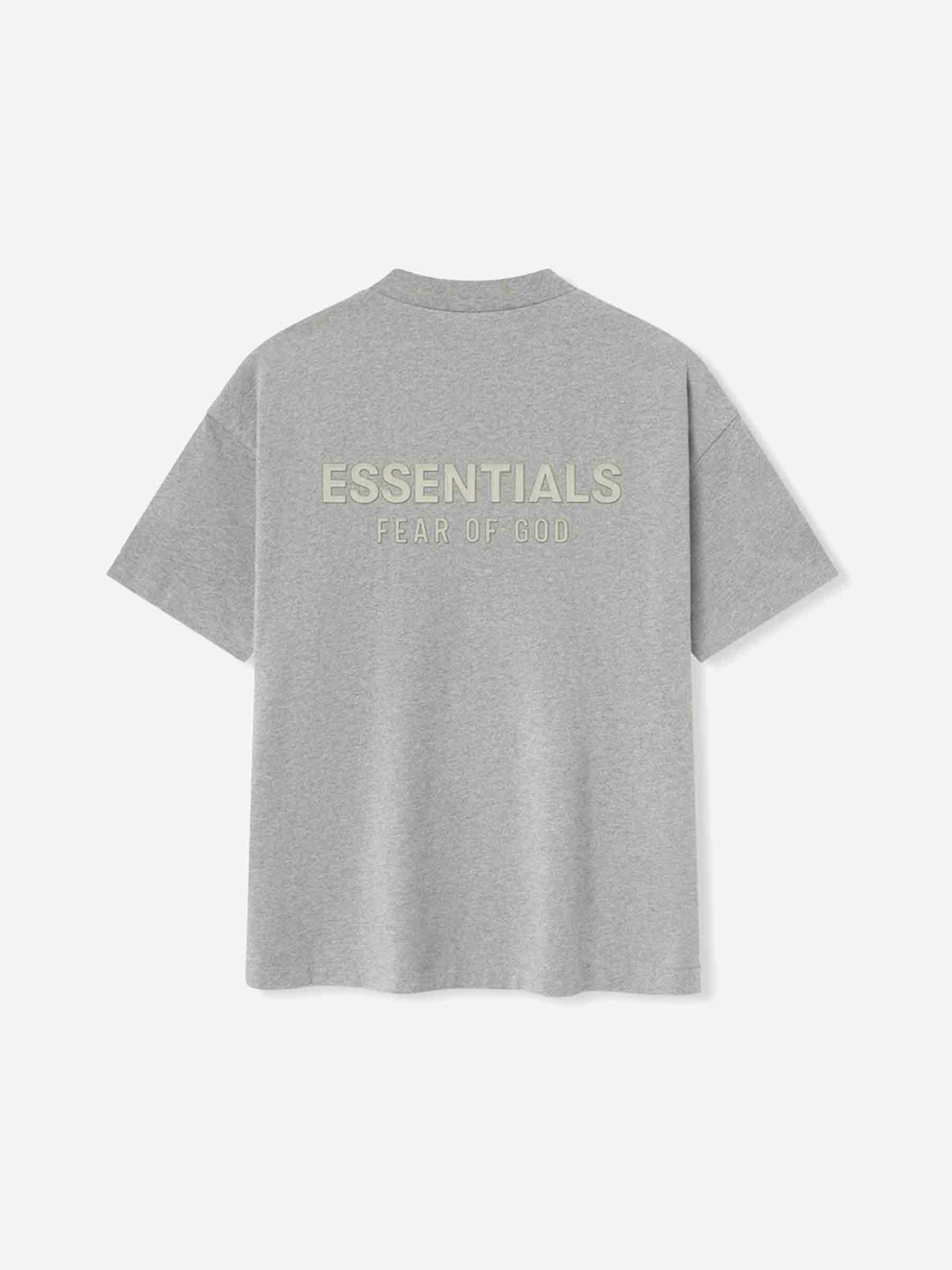 Fear of God Essentials Hombre Barcelona Camiseta Cuello Redondo color Gris sku 553-004402 01 - Foto 3