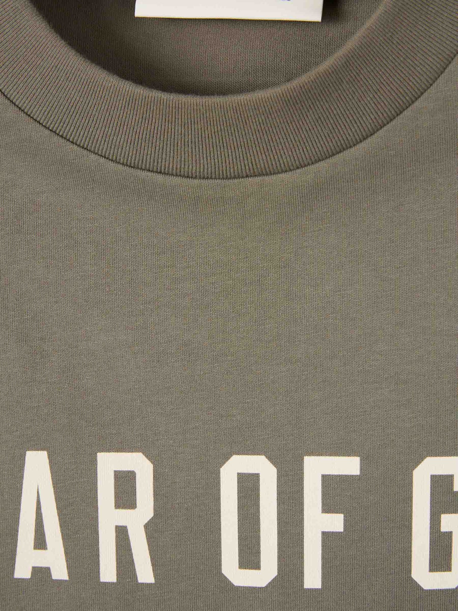 Outlet online Fear of God Essentials Hombre Camiseta Cuello Redondo color Verde Militar sku 553-004405 01 - Foto 3