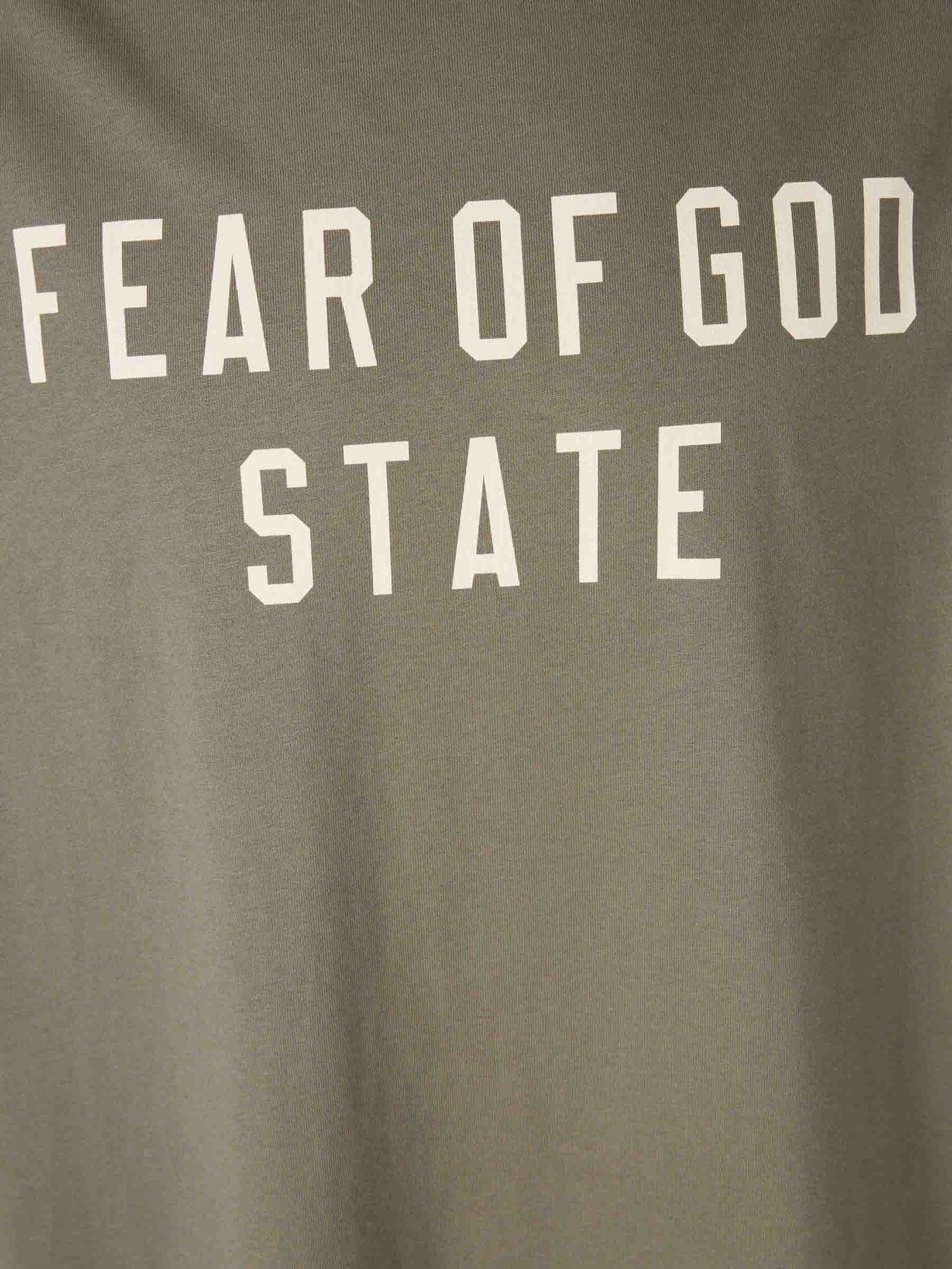 Outlet online Fear of God Essentials Hombre Camiseta Cuello Redondo color Verde Militar sku 553-004405 01 - Foto 4