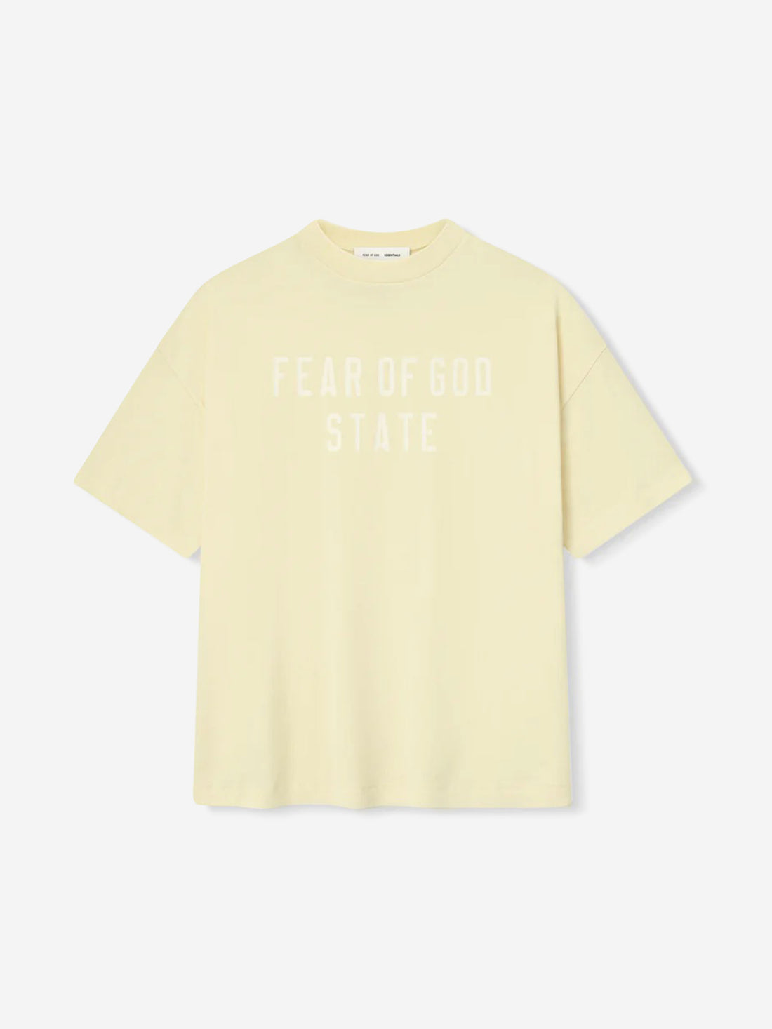 Outlet online Fear of God Essentials Hombre Camiseta Cuello Redondo color Amarillo sku 553-004406 01 - Foto 1