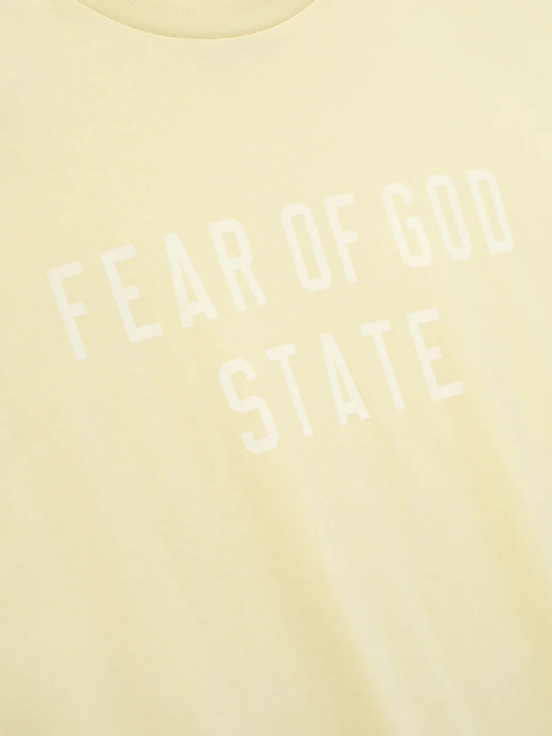 Outlet online Fear of God Essentials Hombre Camiseta Cuello Redondo color Amarillo sku 553-004406 01 - Foto 3