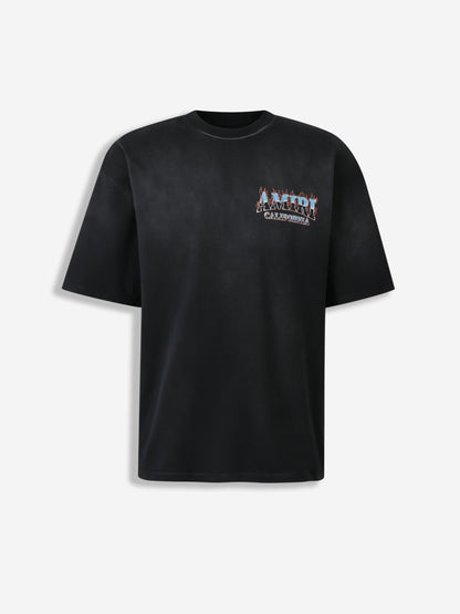 Outlet online Amiri Hombre Camiseta Estampada color Negro sku 553-004410 01 - Foto 1