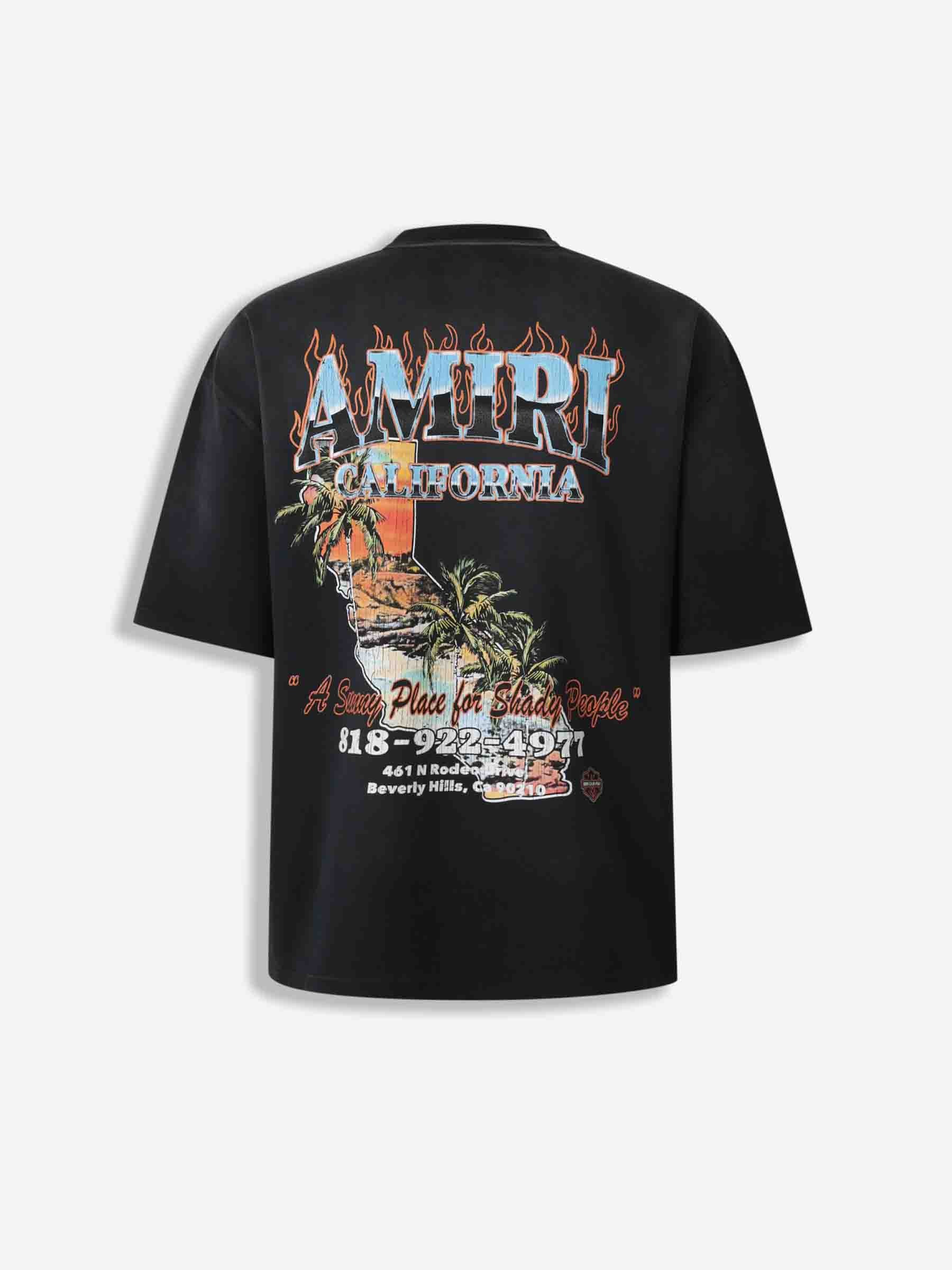 Outlet online Amiri Hombre Camiseta Estampada color Negro sku 553-004410 01 - Foto 2