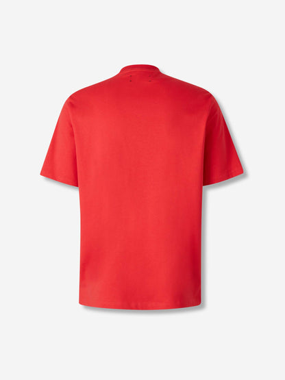 Amiri Hombre Barcelona Camiseta Logotipo Estampado color Rojo sku 553-004412 02 - Foto 2