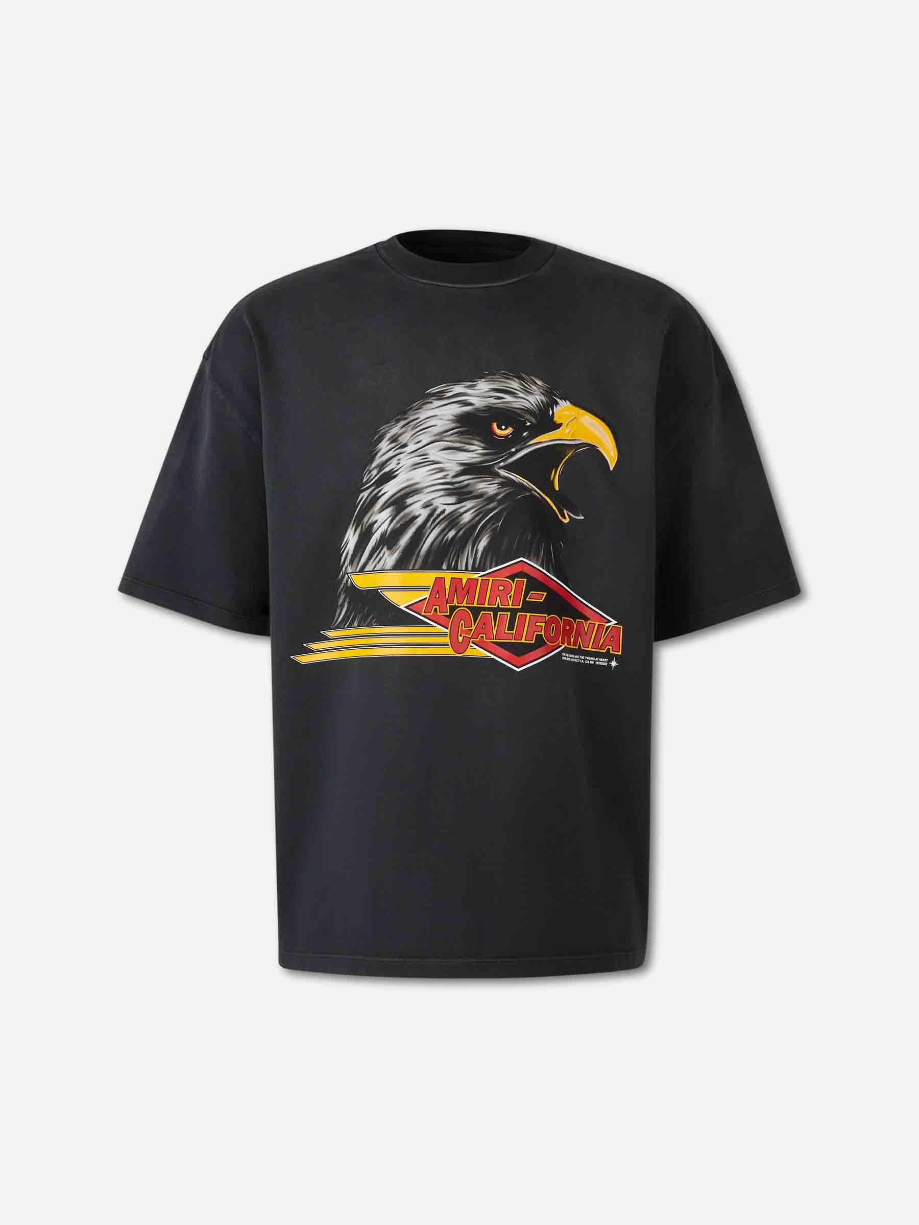 Outlet online Amiri Hombre Camiseta Logo Águila color Negro sku 553-004413 01 - Foto 1