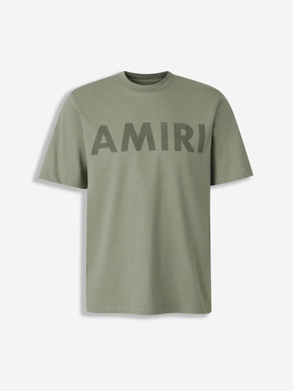 Outlet online Amiri Hombre Camiseta Estampado color Verde sku 553-004418 02 - Foto 1