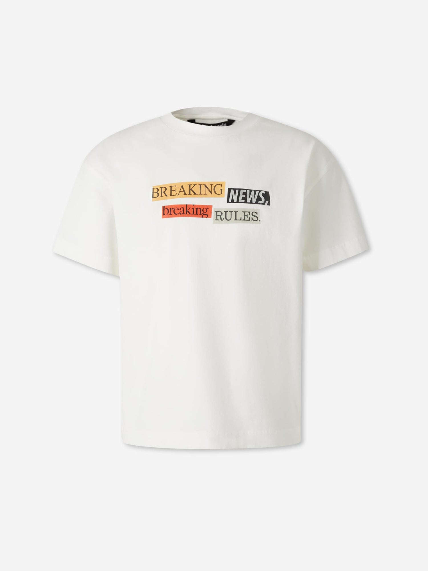 Outlet online Palm Angels Hombre Camiseta con logo estampado color Blanco sku 553-004427 01 - Foto 1