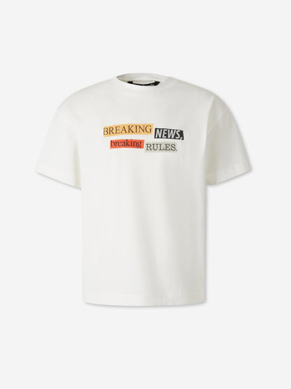Outlet online Palm Angels Hombre Camiseta con logo estampado color Blanco sku 553-004427 01 - Foto 1