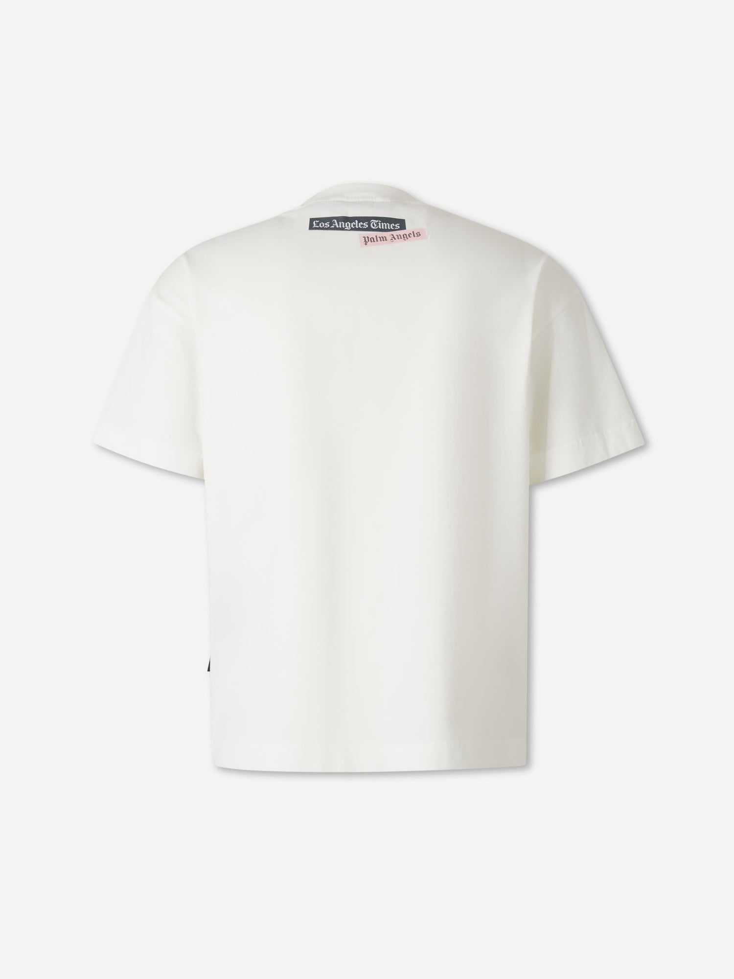 Outlet online Palm Angels Hombre Camiseta con logo estampado color Blanco sku 553-004427 01 - Foto 2