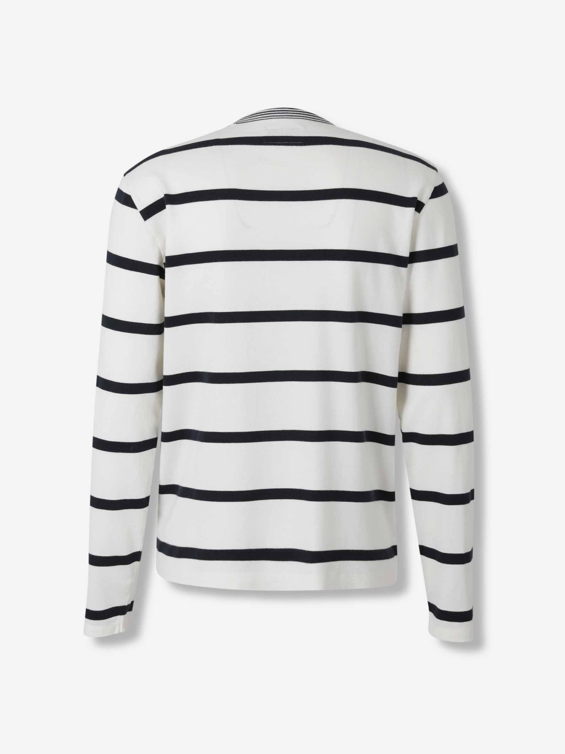 Outlet online Officine Générale Hombre Camiseta Manga Larga color Azul Marino sku 553-004441 01 - Foto 2