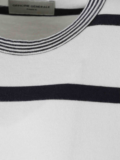 Outlet online Officine Générale Hombre Camiseta Manga Larga color Azul Marino sku 553-004441 01 - Foto 3