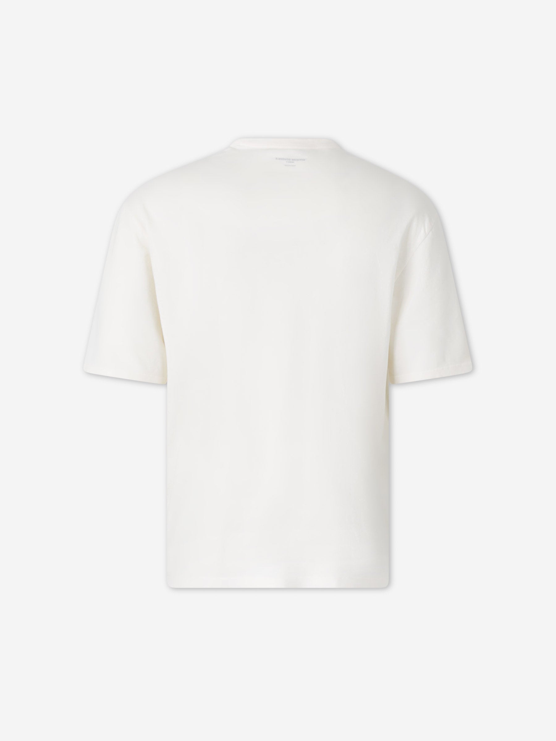 Outlet online Officine Générale Hombre Camiseta Algodón color Crema sku 553-004442 01 - Foto 2