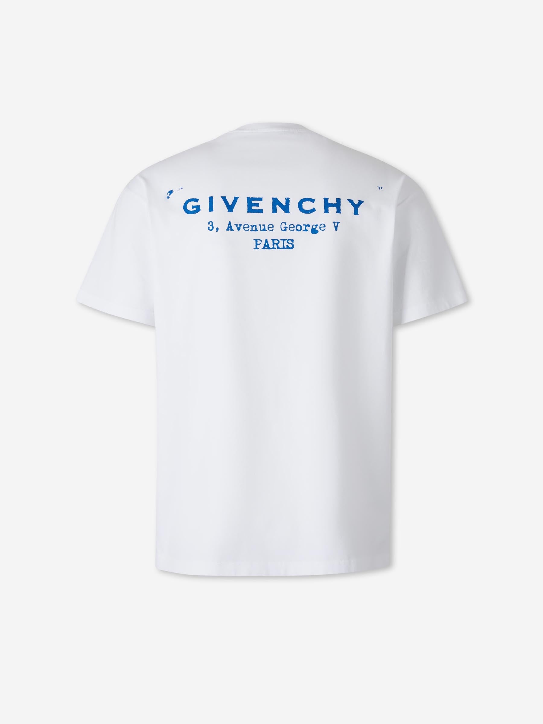 Outlet online Givenchy Hombre Camiseta Logo Estampado color Blanco sku 553-004447 01 - Foto 2