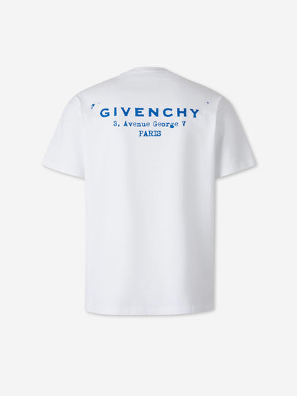 Outlet online Givenchy Hombre Camiseta Logo Estampado color Blanco sku 553-004447 01 - Foto 2