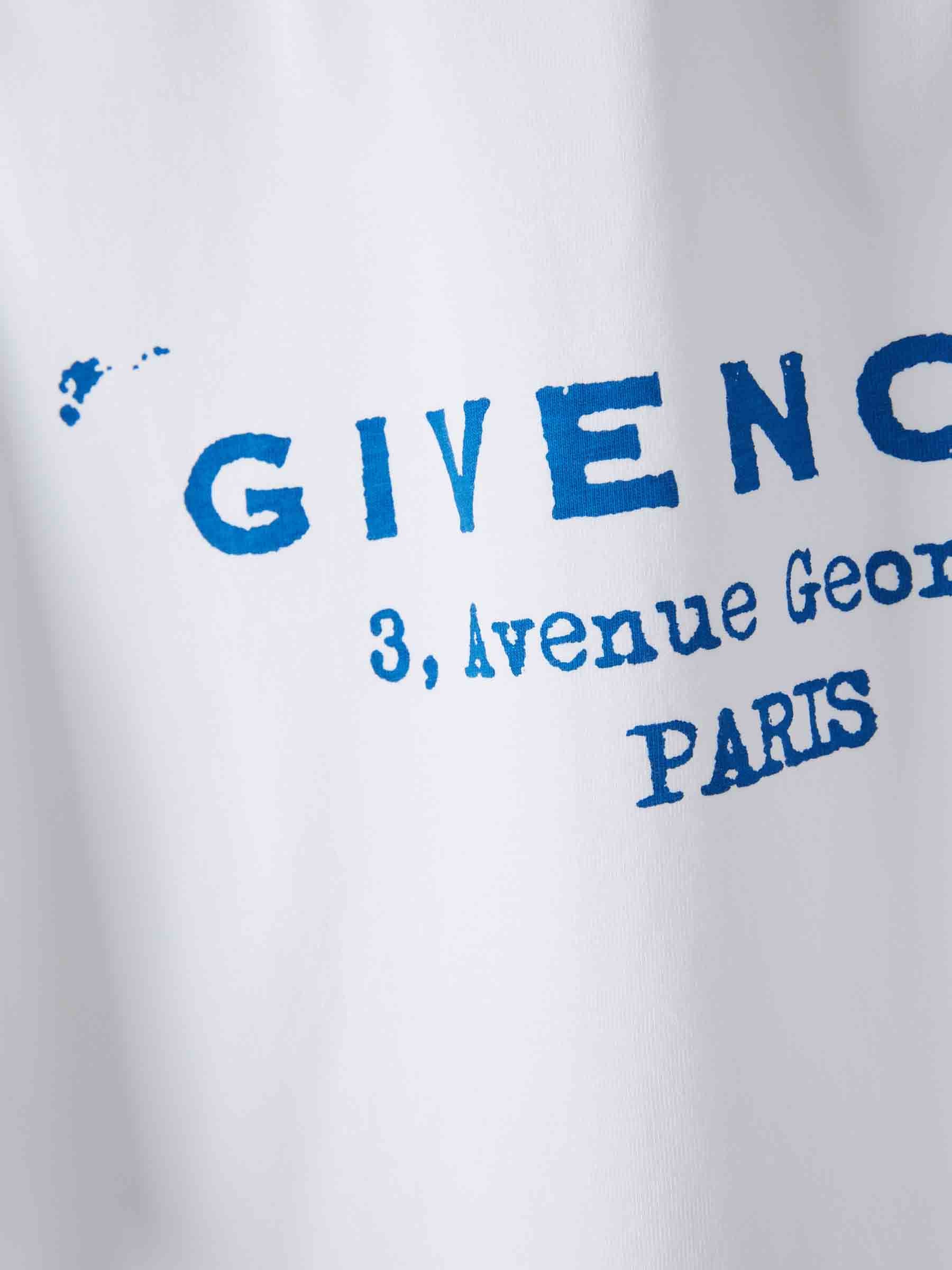 Outlet online Givenchy Hombre Camiseta Logo Estampado color Blanco sku 553-004447 01 - Foto 3
