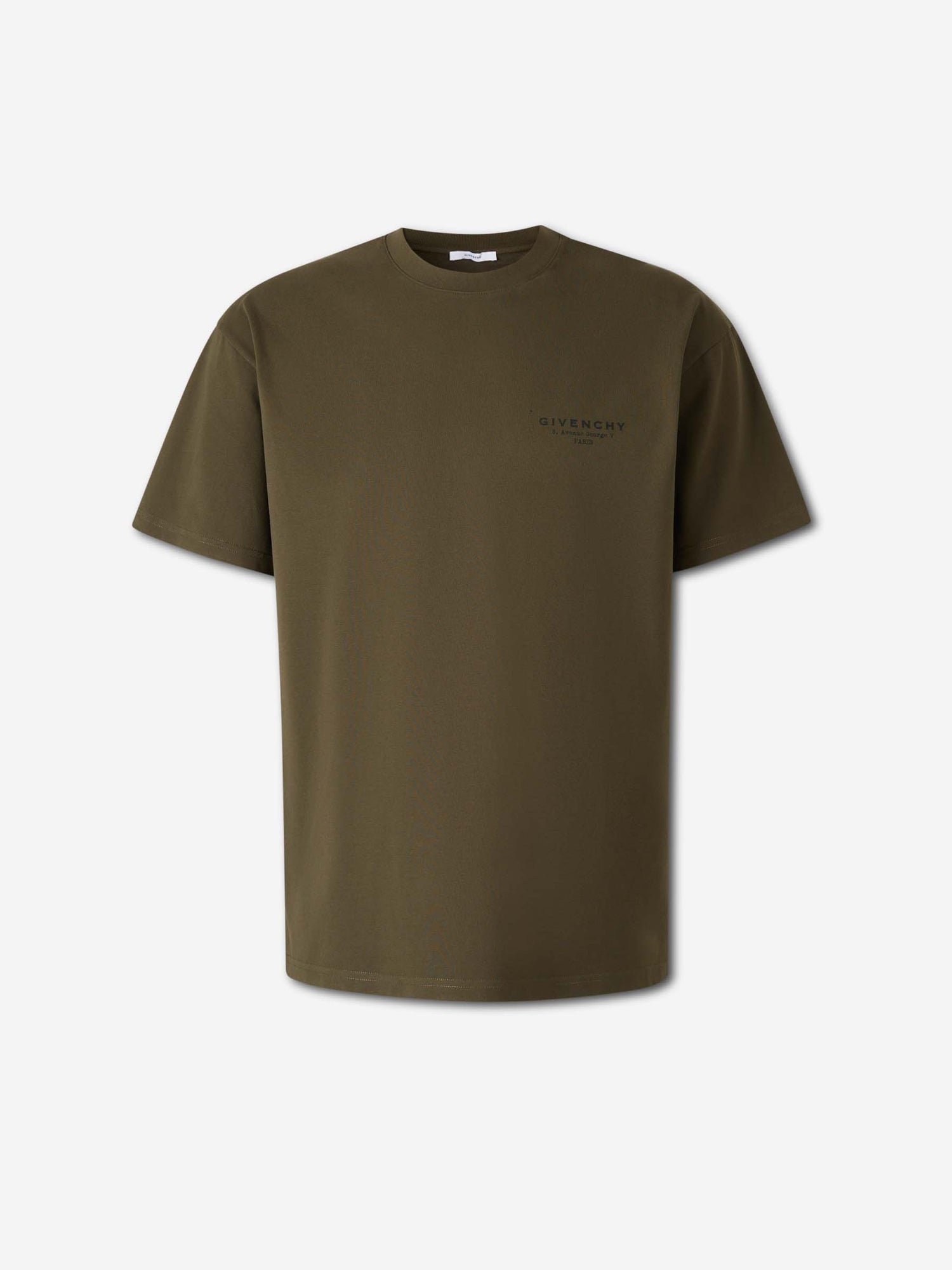 Outlet online Givenchy Hombre Camiseta Algodón Estampado color Verde Militar sku 553-004449 02 - Foto 1