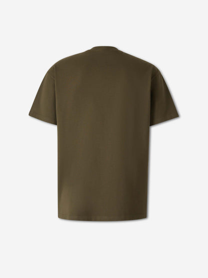 Outlet online Givenchy Hombre Camiseta Algodón Estampado color Verde Militar sku 553-004449 02 - Foto 2