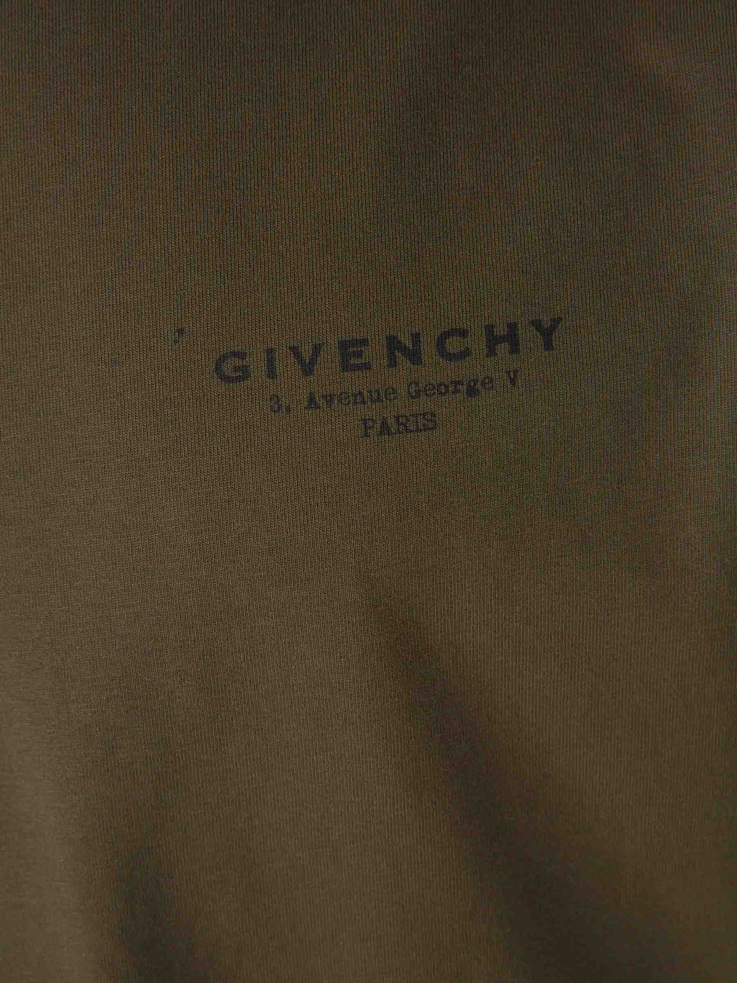 Outlet online Givenchy Hombre Camiseta Algodón Estampado color Verde Militar sku 553-004449 02 - Foto 3