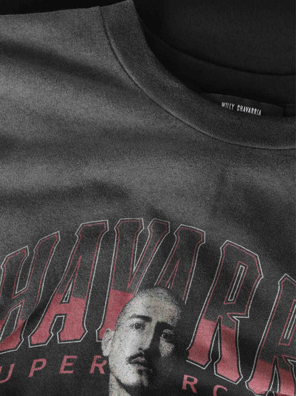 Outlet online Willy Chavarria Hombre Camiseta San Chachi color Negro sku 553-004457 01 - Foto 3