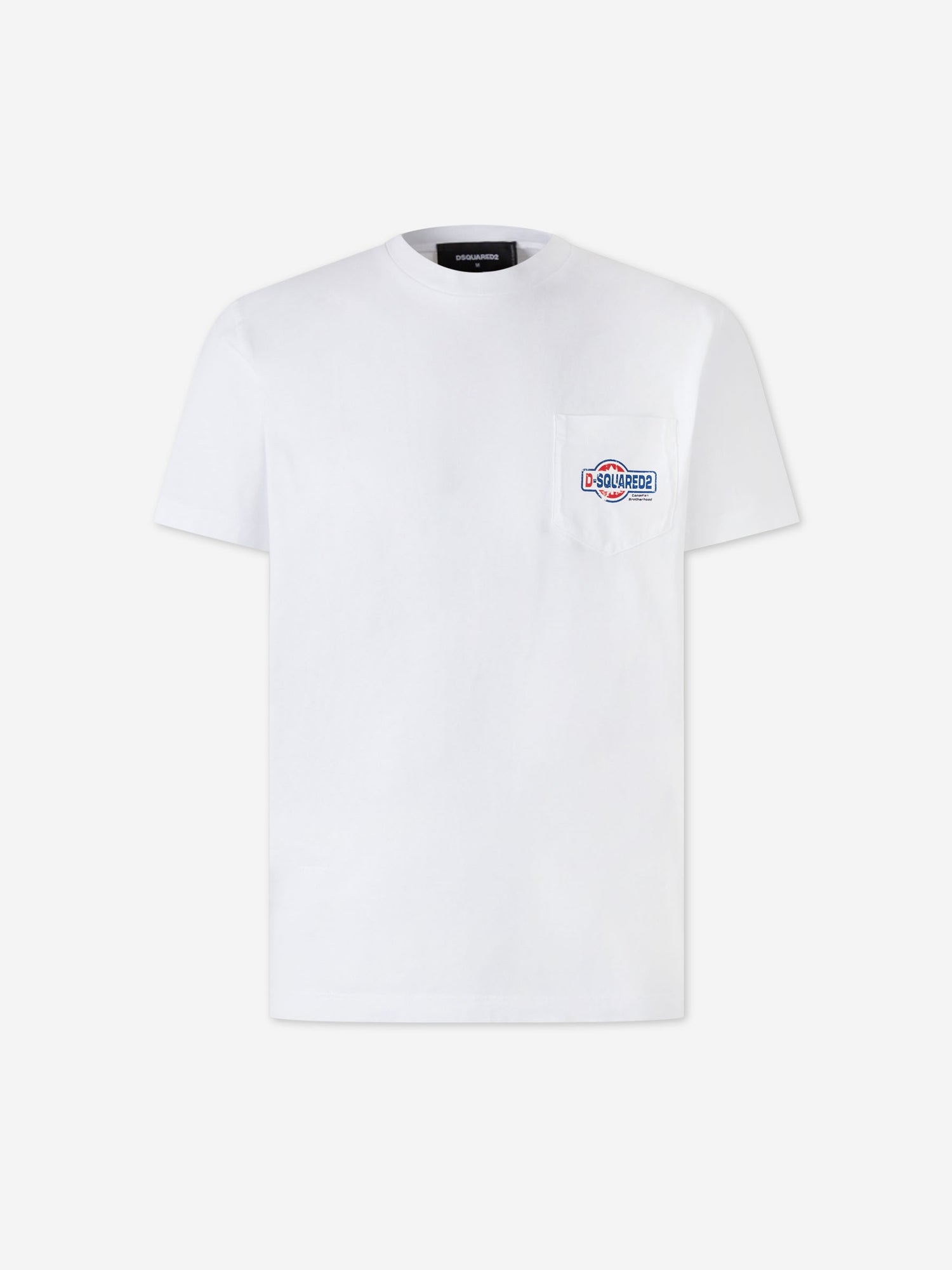Outlet online Dsquared2 Hombre Camiseta con bolsillo color Blanco sku 553-004467 01 - Foto 1