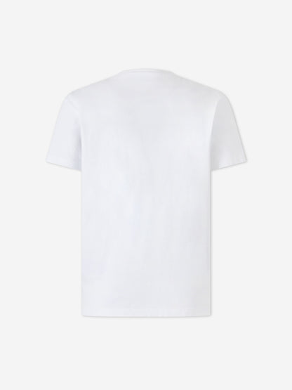 Outlet online Dsquared2 Hombre Camiseta con bolsillo color Blanco sku 553-004467 01 - Foto 2