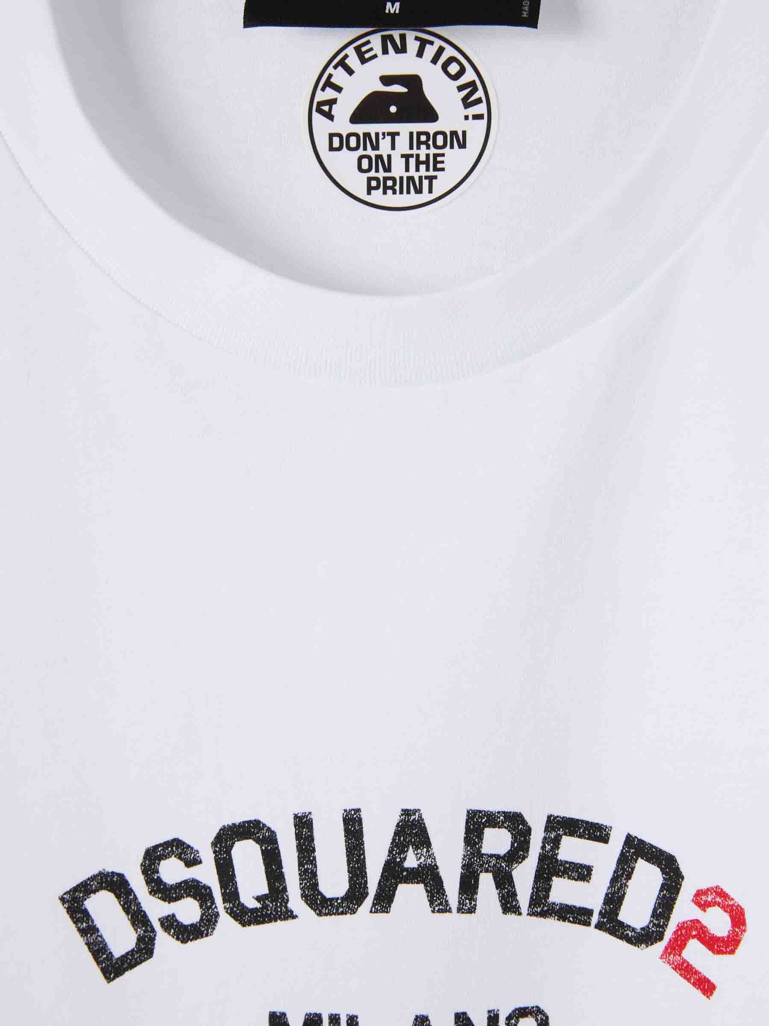 Dsquared2 Hombre Barcelona Camiseta Cuello Redondo color Blanco sku 553-004470 01 - Foto 3