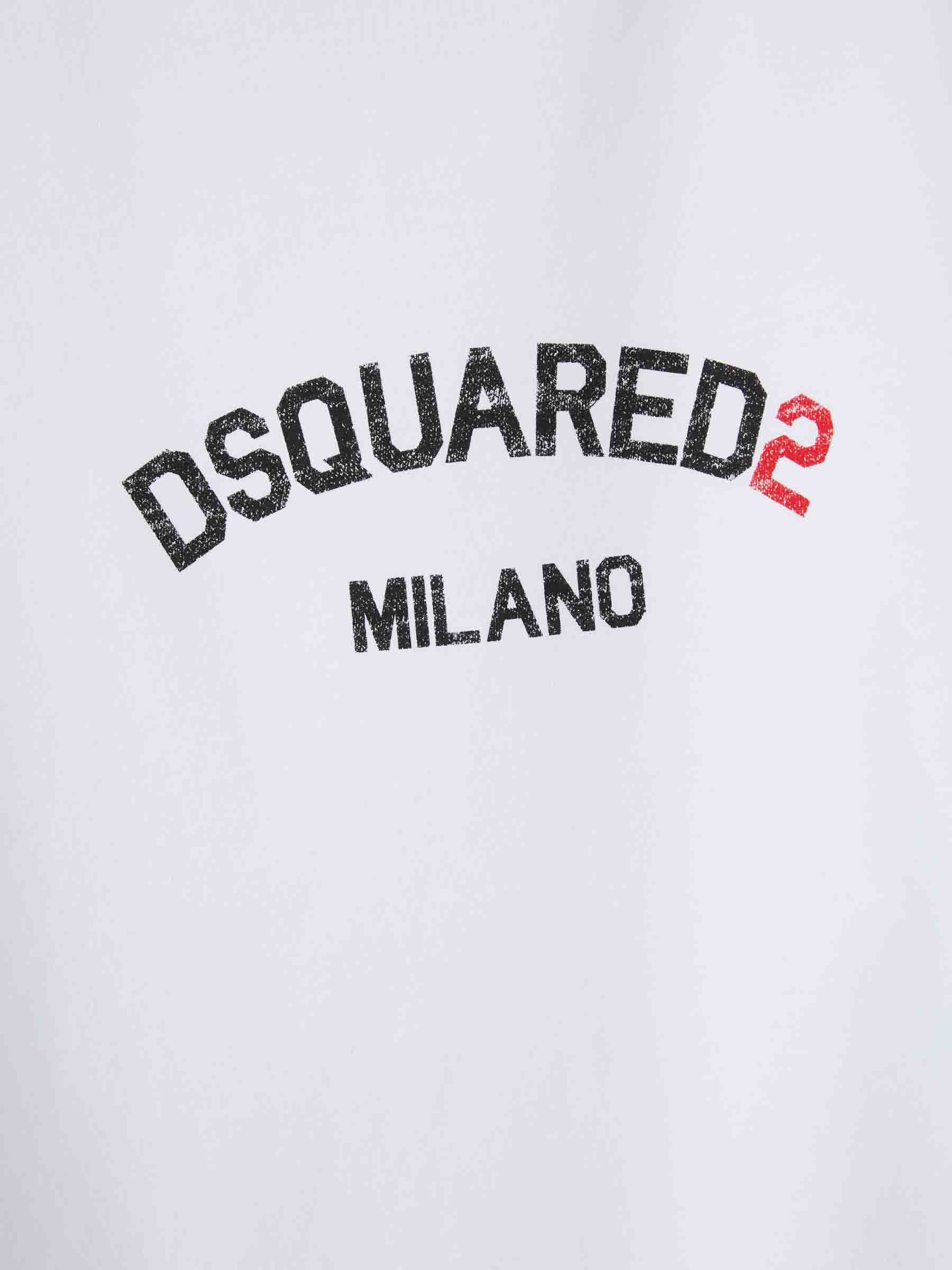 Dsquared2 Hombre Barcelona Camiseta Cuello Redondo color Blanco sku 553-004470 01 - Foto 4