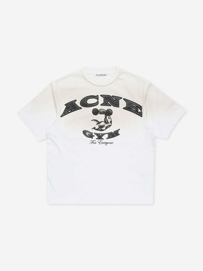 Outlet online Acne Studios Hombre Camiseta Cuello redondo color Blanco sku 553-004478 01 - Foto 1