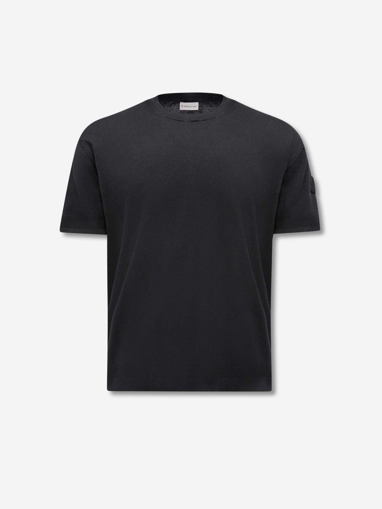 Moncler Hombre Barcelona Camiseta Algodón Seda color Negro sku 553-004489 01 - Foto 1