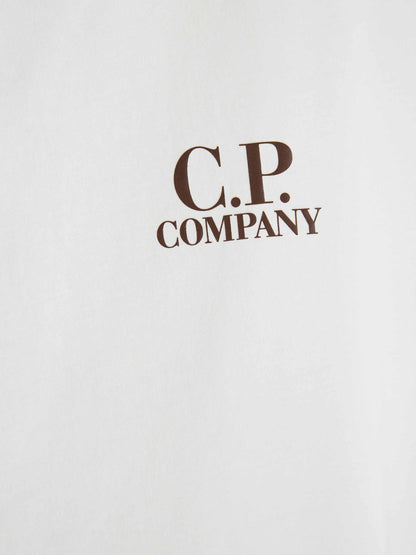 Outlet online C.P. Company Hombre Camiseta Cuello Redondo color Blanco sku 553-004491 01 - Foto 4