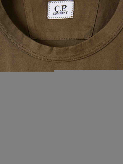 Outlet online C.P. Company Hombre Camiseta Cuello Redondo color Verde Militar sku 553-004492 01 - Foto 3