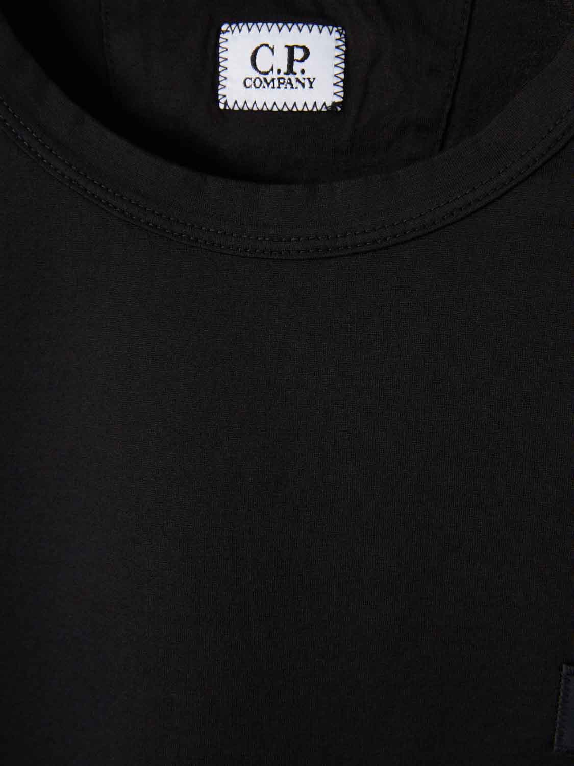 Outlet online C.P. Company Hombre Camiseta Cuello Redondo color Negro sku 553-004492 03 - Foto 3