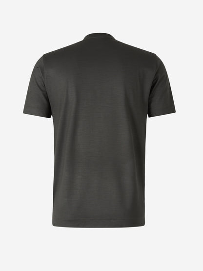 Outlet online Santa Eulalia Hombre Camiseta Cuello Redondo color Verde Militar sku 553-004505 02 - Foto 2