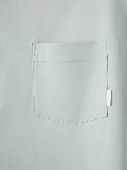 Outlet online Lardini Hombre Camiseta Algodón Bolsillo color Azul Celeste sku 553-004506 01 - Foto 3