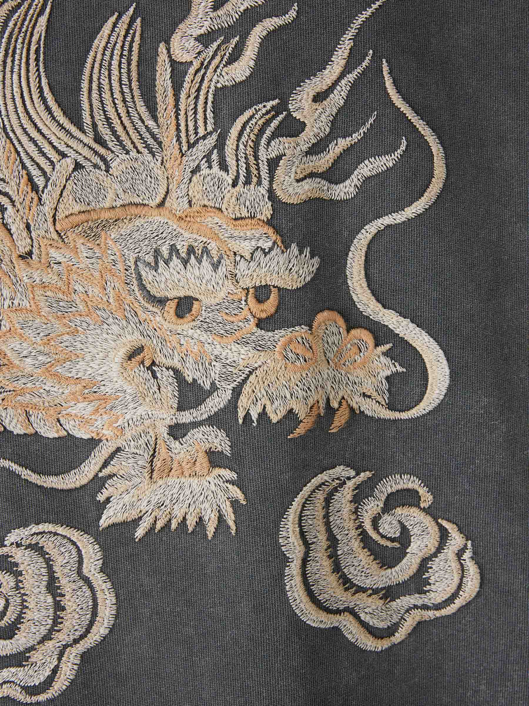 Outlet online Amiri Hombre Camiseta Cuello Redondo color Gris Antracita sku 553-004512 01 - Foto 5