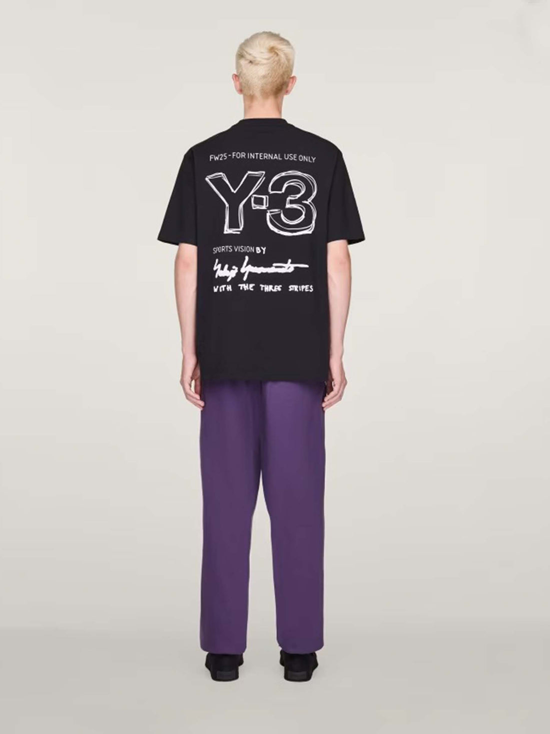Outlet online Adidas Y-3 Hombre Camiseta Manga Corta color Negro sku 553-004519 01 - Foto 2
