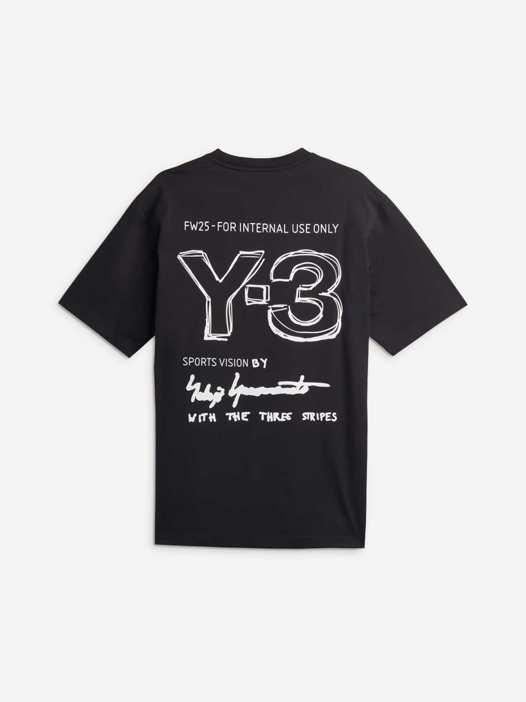 Outlet online Adidas Y-3 Hombre Camiseta Manga Corta color Negro sku 553-004519 01 - Foto 3