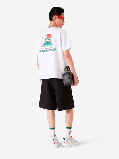 Outlet online Casablanca Hombre Camiseta Cuello Redondo color Blanco sku 553-004536 01 - Foto 4