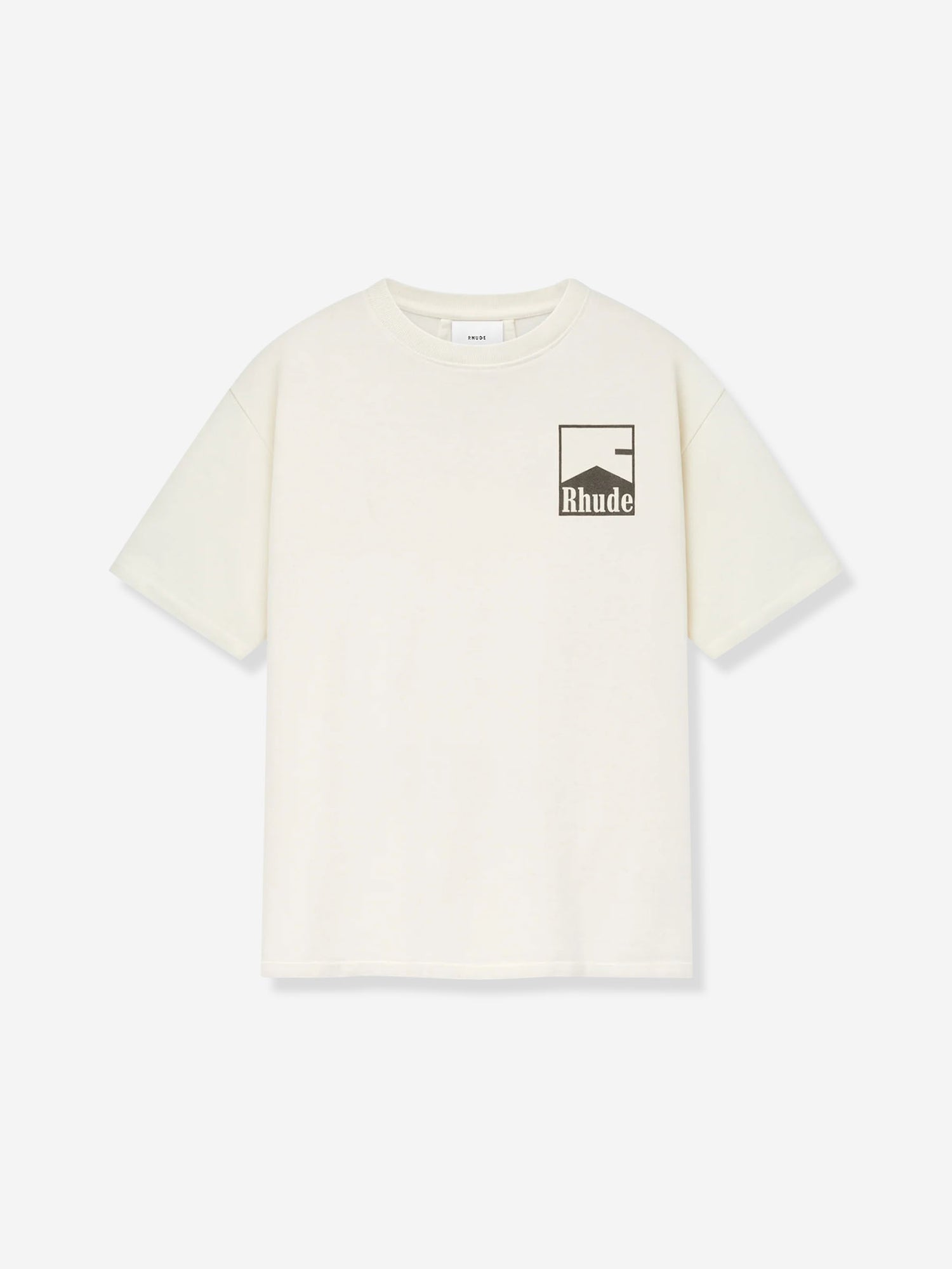 Rhude Hombre Barcelona Camiseta Chevron color Marfil sku 553-004537 01 - Foto 1