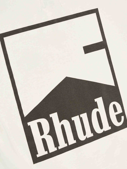 Rhude Hombre Barcelona Camiseta Chevron color Marfil sku 553-004537 01 - Foto 3