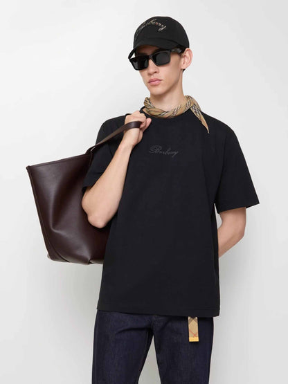 Outlet online Burberry Hombre Camiseta Cuello Redondo color Negro sku 553-004546 01 - Foto 1