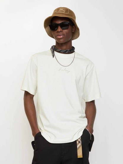 Outlet online Burberry Hombre Camiseta Cuello Redondo color Blanco sku 553-004547 01 - Foto 2
