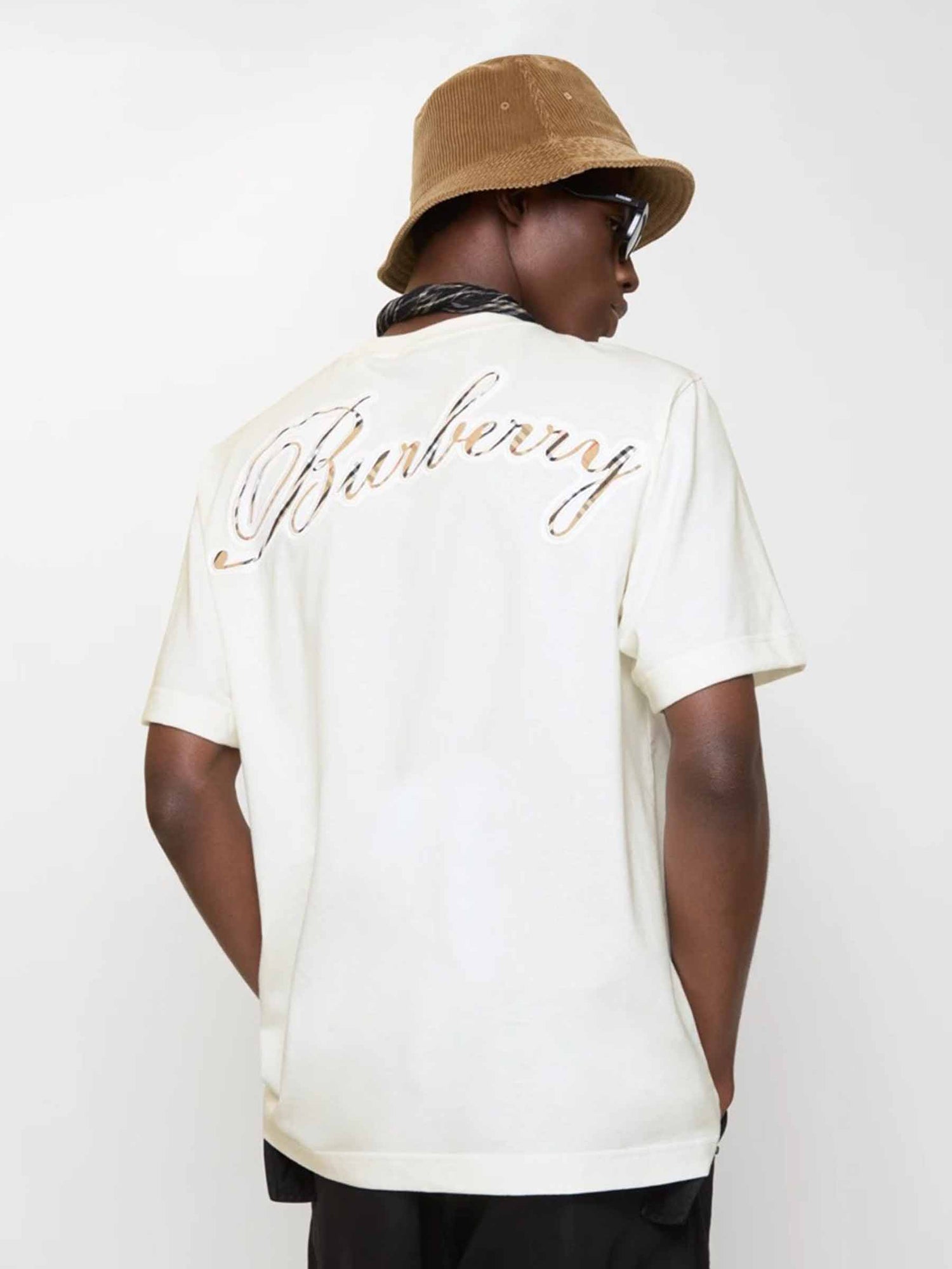 Outlet online Burberry Hombre Camiseta Cuello Redondo color Blanco sku 553-004547 01 - Foto 3