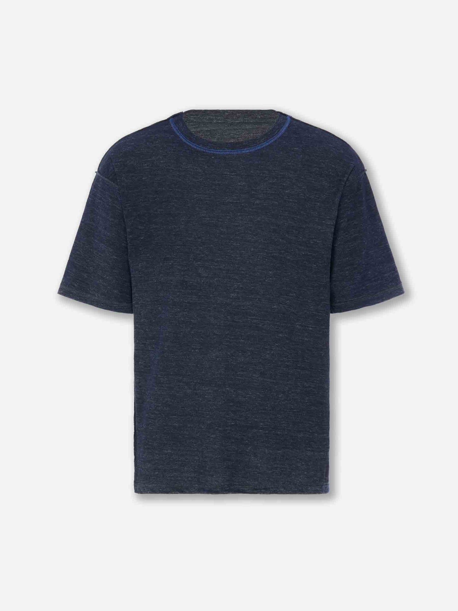Outlet online Maison Margiela Hombre Camiseta Cuello Redondo color Azul Marino sku 553-004557 01 - Foto 1