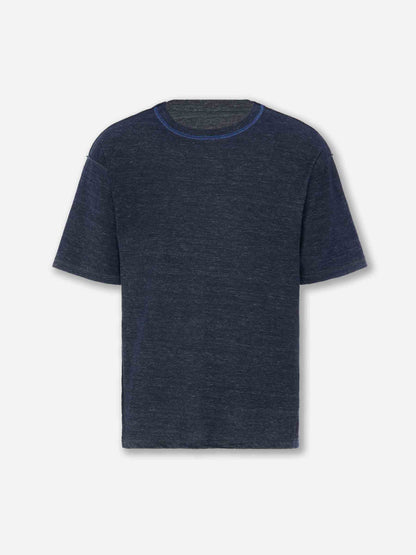 Outlet online Maison Margiela Hombre Camiseta Cuello Redondo color Azul Marino sku 553-004557 01 - Foto 1