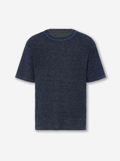 Outlet online Maison Margiela Hombre Camiseta Cuello Redondo color Azul Marino sku 553-004557 01 - Foto 1