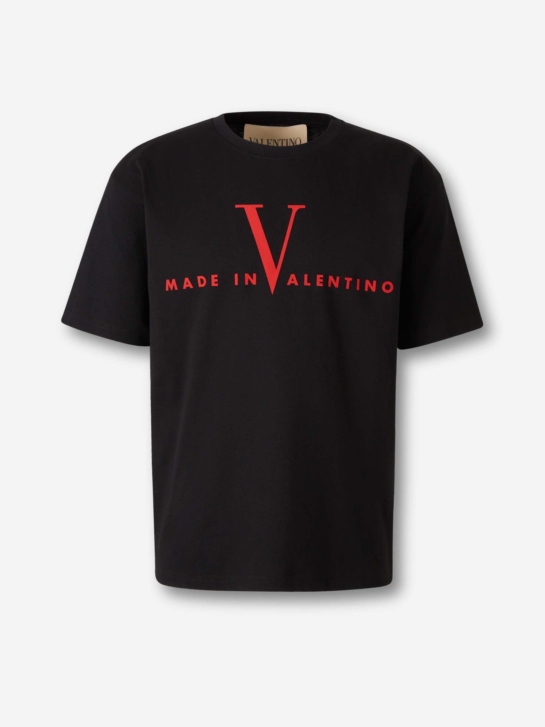 Outlet online Valentino Hombre Camiseta Cuello Redondo color Negro sku 553-004568 01 - Foto 1