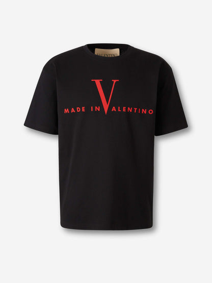 Outlet online Valentino Hombre Camiseta Cuello Redondo color Negro sku 553-004568 01 - Foto 1