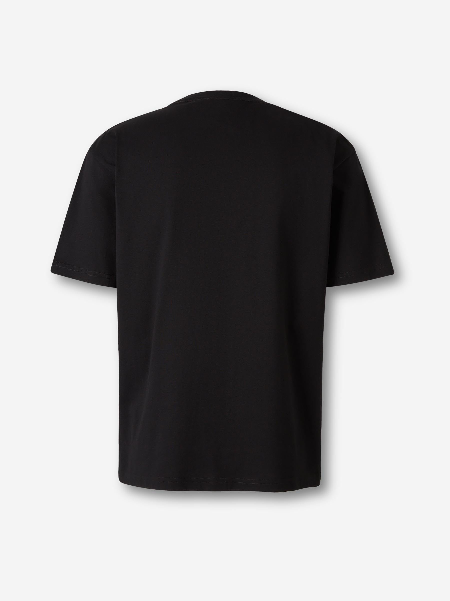 Outlet online Valentino Hombre Camiseta Cuello Redondo color Negro sku 553-004568 01 - Foto 2