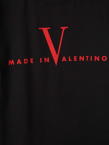 Outlet online Valentino Hombre Camiseta Cuello Redondo color Negro sku 553-004568 01 - Foto 4